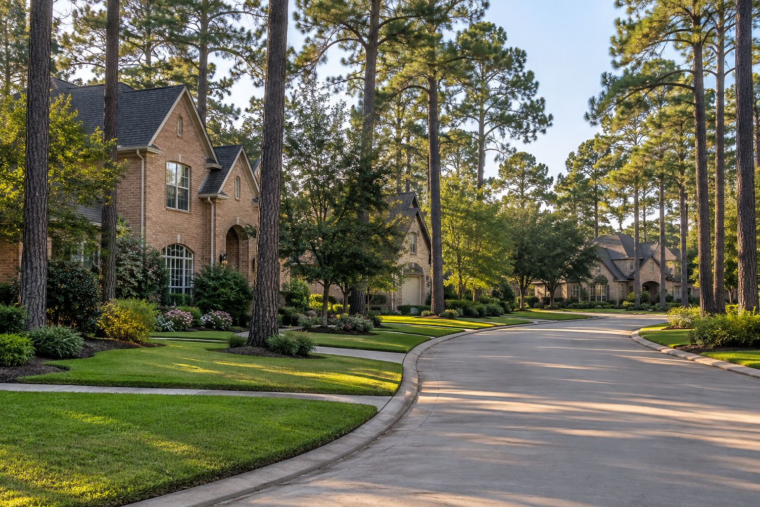 A The Woodlands area home, illustrative